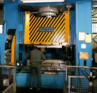 Quetsch- und Scherstellen