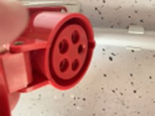 Leitungsroller-Steckdose spritzwassergeschützt