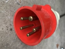 Leitungsroller-Stecker spritzwassergeschützt (IP 44)